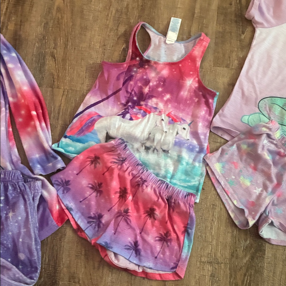 Wonder Nation Kids Unicorn and Mermaid Matching Sets - Purple and Pink - Picture 4 of 11